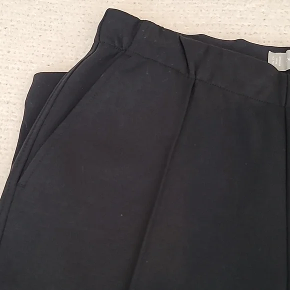 Everlane High Rise Pintuck Tapered Leg The Dream Pant in Black - NWT